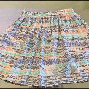 Hollister Tribal Print Skirt
